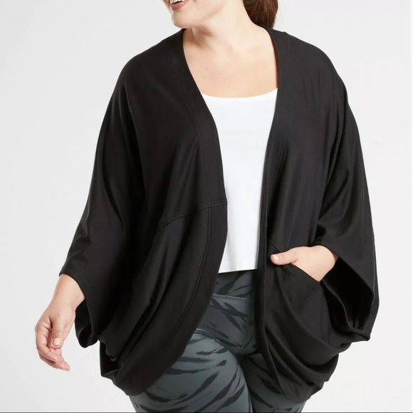 Athleta Cocoon Wrap Cardigan Sweater 